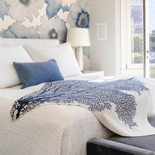 Load image into Gallery viewer, Coastal Fan Coral Throw Blanket
