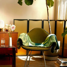 Load image into Gallery viewer, Cotton Sustainable Knit Floral Throw Blanket - Floréal 7 by E.A. Seguy
