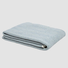 Load image into Gallery viewer, Cotton Sustainable Knit Throw Blanket - Herringbone
