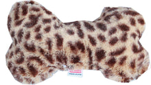 Load image into Gallery viewer, Pet and Dog Plush 6" Bone Toy ~ Animal Print Group
