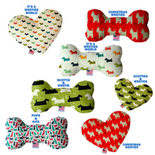 Load image into Gallery viewer, Pet &amp; Dog Plush Heart or Bone Toy ~ Westie World Group
