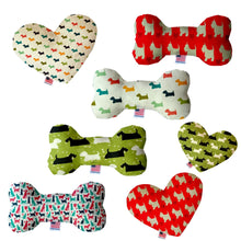 Load image into Gallery viewer, Pet &amp; Dog Plush Heart or Bone Toy ~ Westie World Group
