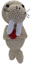 Load image into Gallery viewer, Ocean Buddies Group ~ Knit Knacks Organic Cotton Dog Toys
