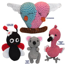 Load image into Gallery viewer, Valentine&#39;s Friends Group ~ Knit Knacks Organic Cotton Dog Toys
