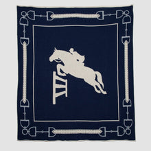 Load image into Gallery viewer, Equestrian Jumper Throw Blanket
