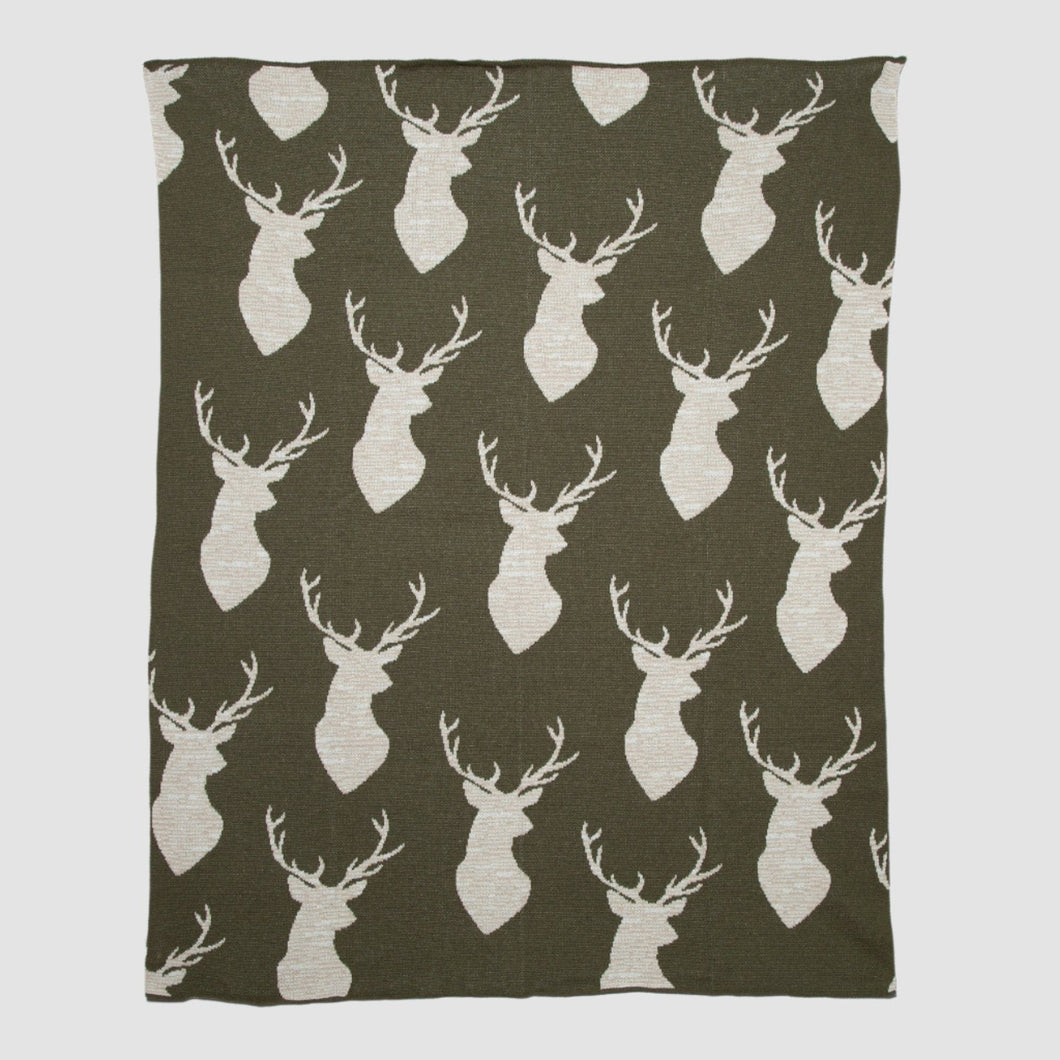 Oh Deer Throw Blanket