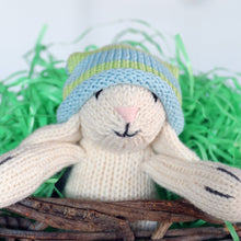 Load image into Gallery viewer, Little White Bunny in Slouch Hat
