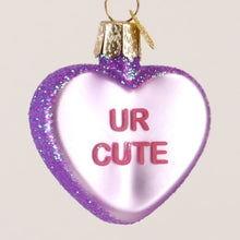 Load and play video in Gallery viewer, Conversation Hearts Ornament Set
