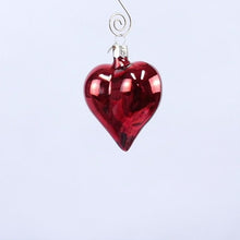 Load and play video in Gallery viewer, Large Shiny Red Heart Ornament
