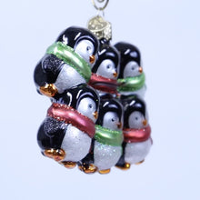 Load and play video in Gallery viewer, Penguin Family Of 6 Ornament
