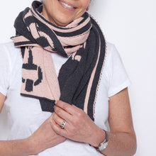 Load image into Gallery viewer, Cotton Sustainable Knit Scarf - Equestrian Snaffle Bit
