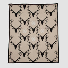 Load image into Gallery viewer, Stag Longhorn Throw Blanket
