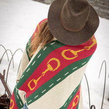 Load image into Gallery viewer, Striped Horse Bit Throw Blanket
