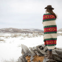 Load image into Gallery viewer, Striped Horse Bit Throw Blanket
