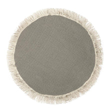 Load image into Gallery viewer, Turkish Cotton Luxury Shore Roundie Blanket - Dark Grey
