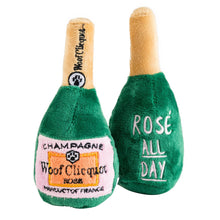 Load image into Gallery viewer, Woof Clicquot Rose&#39; Champagne Bottle
