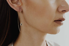 Load image into Gallery viewer, Sarai Crescent Earrings in 14kt Gold Filled or Sterling Silver
