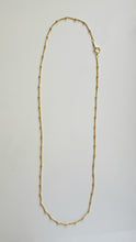 Load image into Gallery viewer, Fresh Water Pearl Paw Print Charm on 14k Gold Filled Ball Chain Necklace
