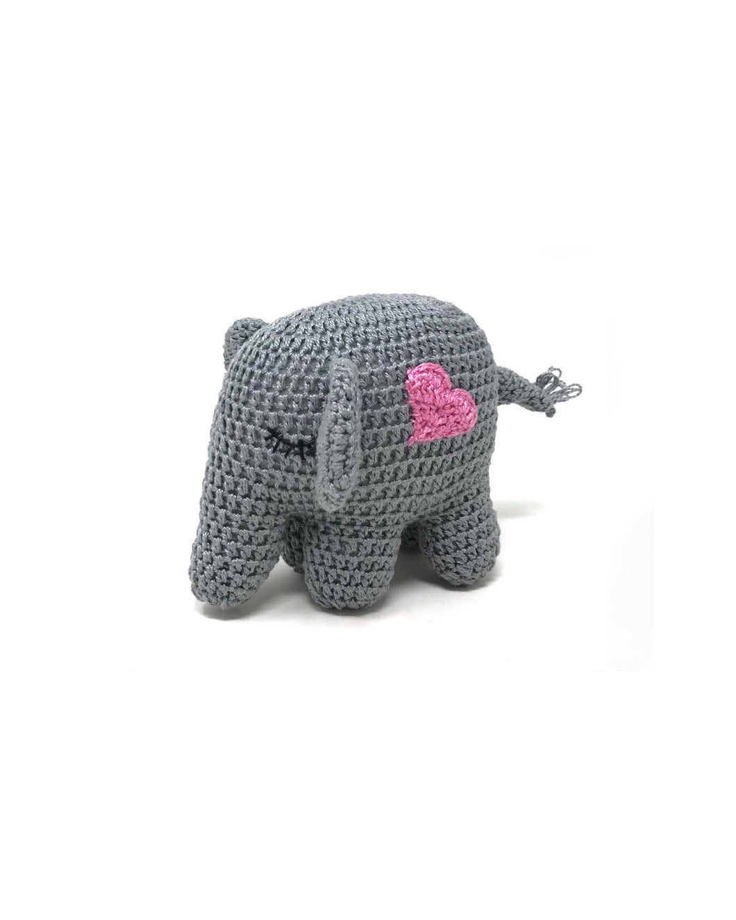 Crochet Elephant ~ Pink or Red