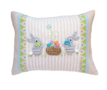 Load image into Gallery viewer, Easter Basket Bunny Pillow ~ Ecru
