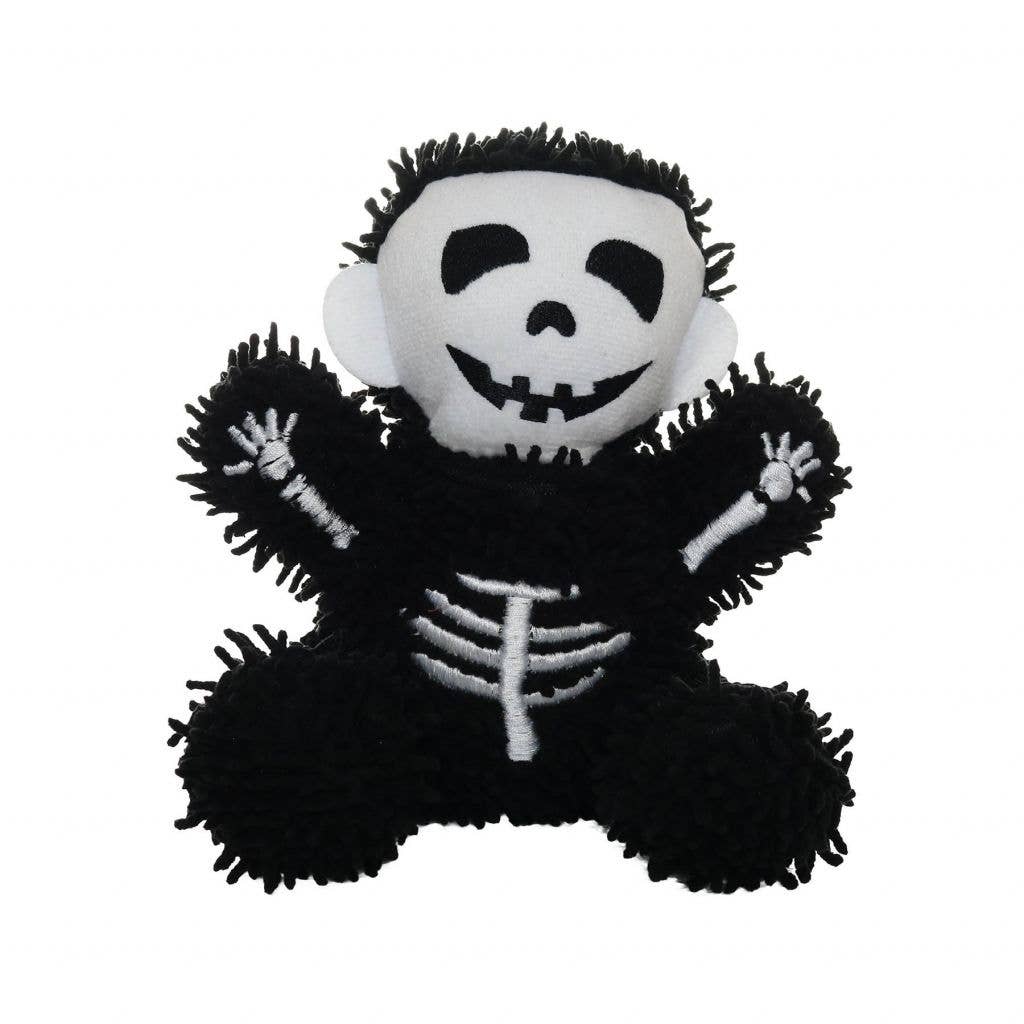 Mighty Microfiber Ball Skeleton, Halloween Squeaky Dog Toy