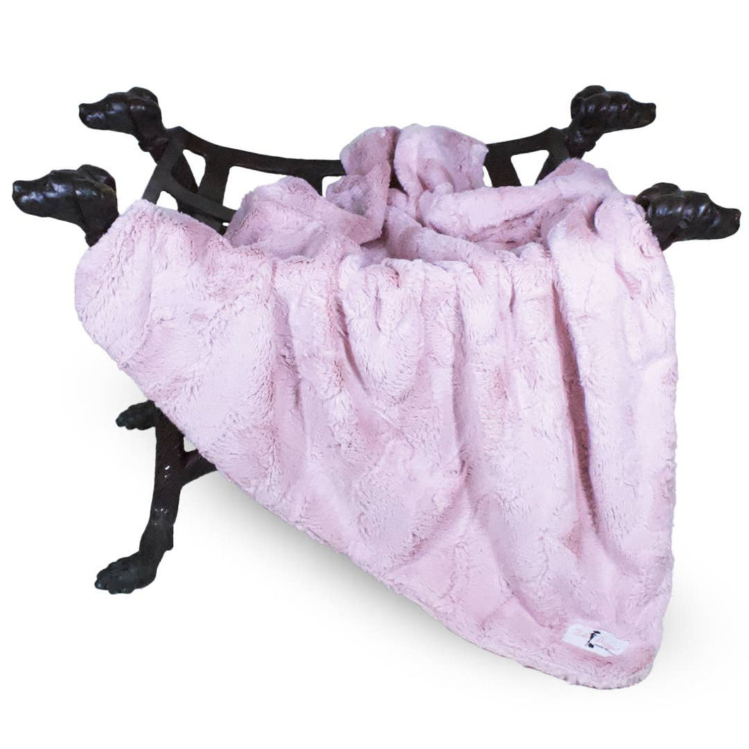Hello Doggie Luxe Blanket ~ Choice of Colors in 3 Sizes
