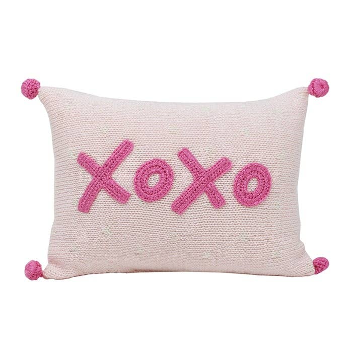 XOXO Mini Pillow ~ Pink