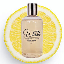 Load image into Gallery viewer, Natural Plant Based Body Wash- Lemon Sugar
