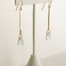 Load image into Gallery viewer, Drops of Aquamarine Earrings
