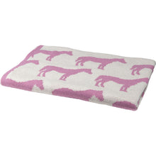 Load image into Gallery viewer, Baby Reversible Pony Throw in Blue or Pink
