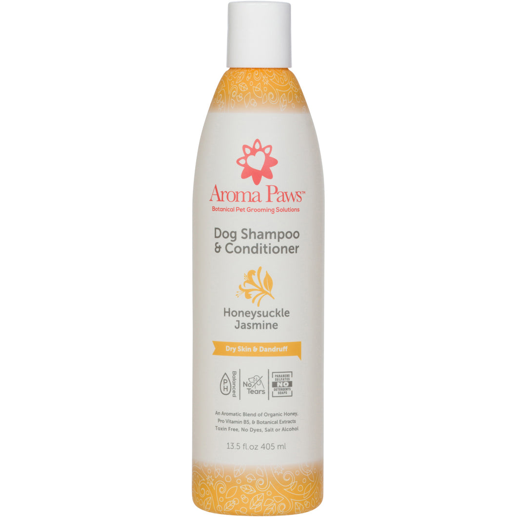 Honeysuckle Jasmine Dog Shampoo & Conditioner in One ~ Dry Skin & Dandruff Formula