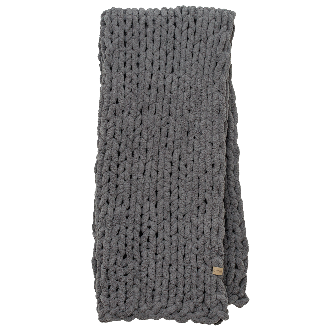 Infinite Chunky Knit Blanket ~ Big ~ Oat, Slate, or White