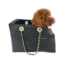Load image into Gallery viewer, Kate Quilted Carrier in Black Patent
