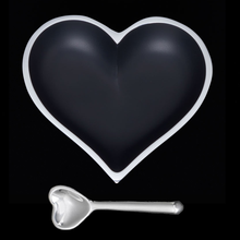 Load image into Gallery viewer, Happy Hearts Bowl with Heart Spoon in Solid Colors
