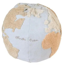Load image into Gallery viewer, Pouffe World Map

