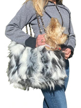 Load image into Gallery viewer, Stella Carrier in Tibetan Faux Fur
