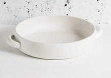 Load image into Gallery viewer, Stoneware Serving Plate with Handles 13.4&quot;
