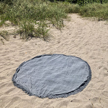 Load image into Gallery viewer, Stonewash Turkish Roundie Beach Blanket
