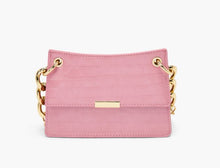 Load image into Gallery viewer, Suvi Faux Croc Crossbody ~ Candy Pink, Ivory, or Rose Pink
