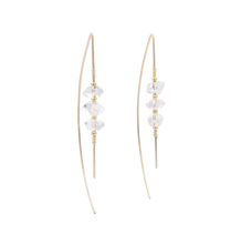 Load image into Gallery viewer, Celeste Threaders Earrings in 14kt Gold Filled or Sterling Silver
