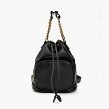 Load image into Gallery viewer, Wilder Hobo Drawstring Handbag - Black
